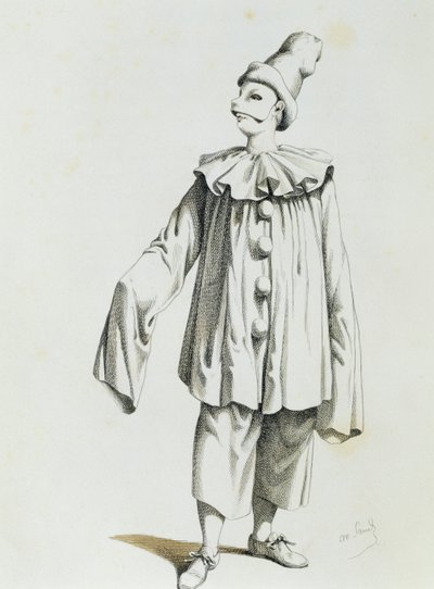 Pierrot, af Maurice Sand (1823-1889) af Maurice Sand
