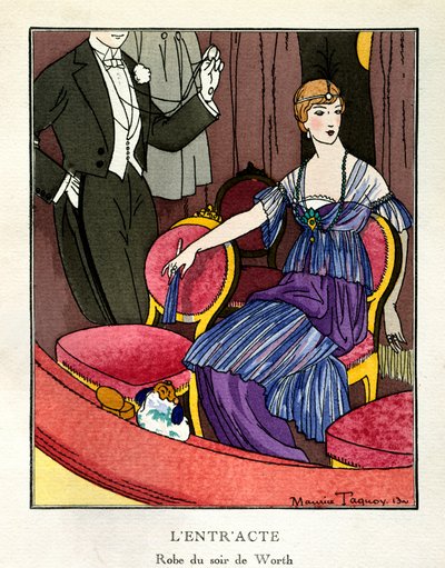 Pause. Parisisk mode: Aftenkjoler af Charles Frederic Worth (1825-1895) af Maurice Taquoy