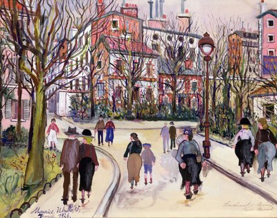 En landsbygade af Maurice Utrillo