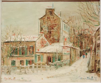 Cabaret Lapin Agile II af Maurice Utrillo