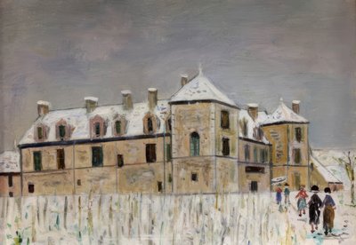 Chateau du Clos Vougeot af Maurice Utrillo