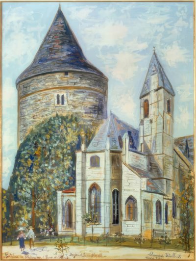 Châteaudun Slot af Maurice Utrillo