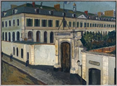 Militærhospitalet Saint-Martin af Maurice Utrillo
