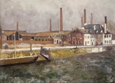 Canal Saint-Denis af Maurice Utrillo