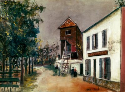 Møllen i Sannois af Maurice Utrillo