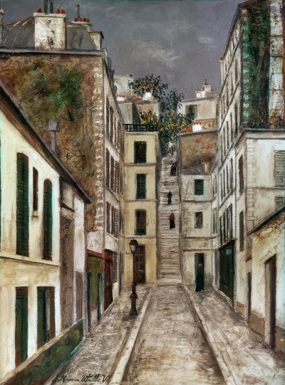 Cottin-passagen af Maurice Utrillo