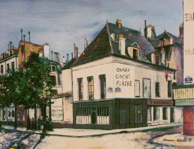 Maison Carbonnel, Quai de la Tournelle af Maurice Utrillo