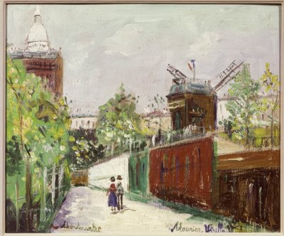 Møllen på Galette af Maurice Utrillo