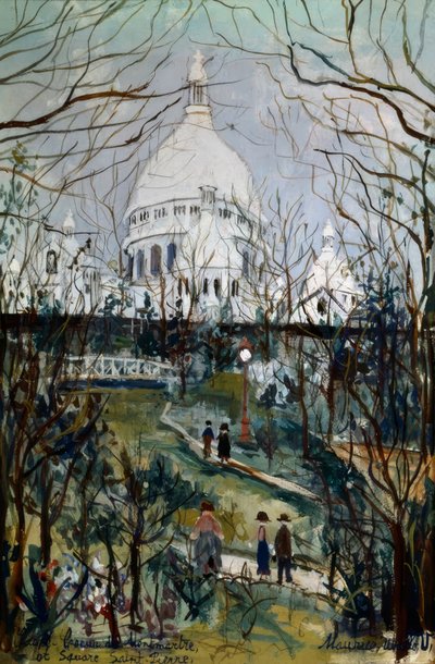 Sacré-Coeur af Maurice Utrillo
