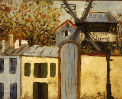Moulin de la Galette af Maurice Utrillo
