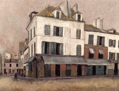 Place du Tertre i Montmartre af Maurice Utrillo