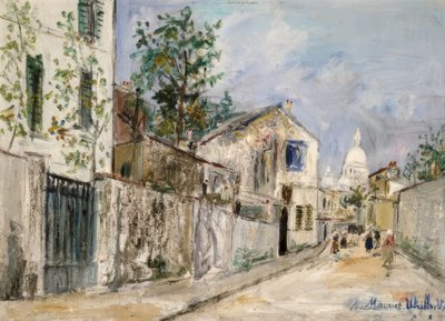 Abreuvoir-gaden af Maurice Utrillo