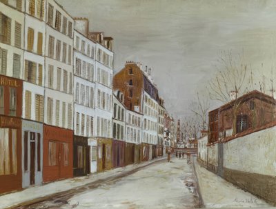 Poissonniers-gaden af Maurice Utrillo