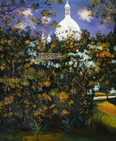 Sacré-Coeur i Montmartre af Maurice Utrillo