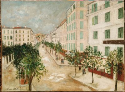 Gade i Corte, Korsika/1913 af Maurice Utrillo
