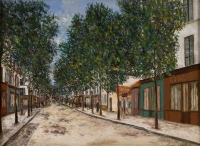 Vej til Puteaux af Maurice Utrillo
