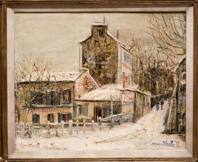 Det smidige kaninkabaré i Monmartre af Maurice Utrillo