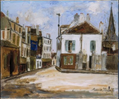 forstadsvej af Maurice Utrillo