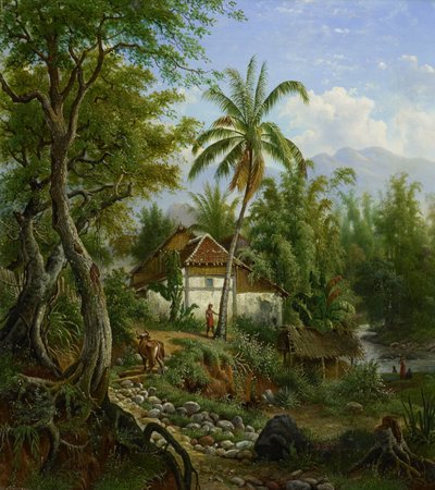 indisk landskab af Maurits E.H.R. van den Kerkhoff