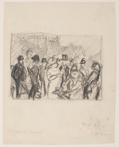 2 [Anden] Skitse til Tauentzienstrasse af Max Beckmann