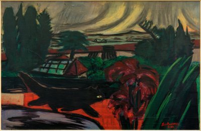 Aftenhave i tordenvejr af Max Beckmann