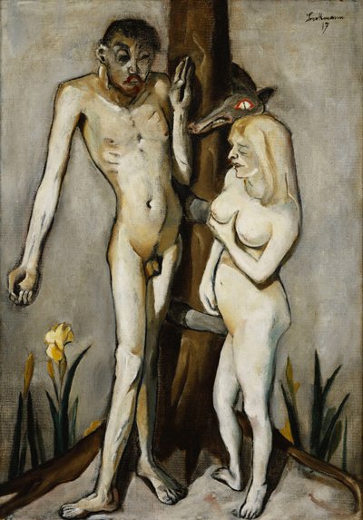 Adam og Eva af Max Beckmann