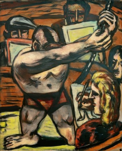 Akademie II af Max Beckmann