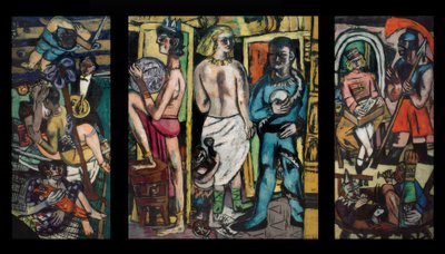 Akrobater af Max Beckmann