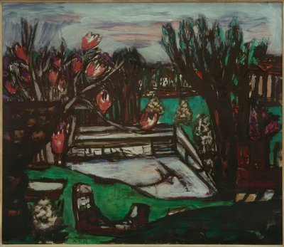 Alter Swimmingpool af Max Beckmann