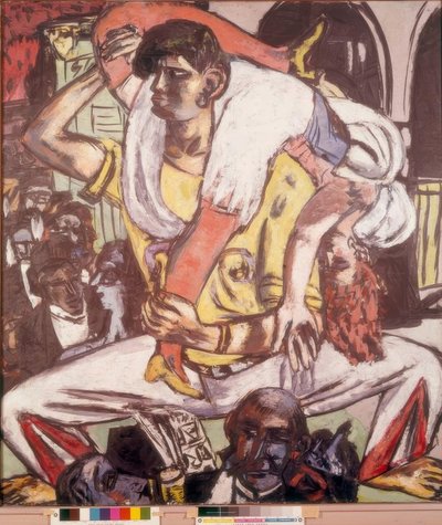 Apachentanz af Max Beckmann
