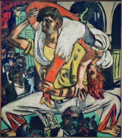 Apachentanz af Max Beckmann