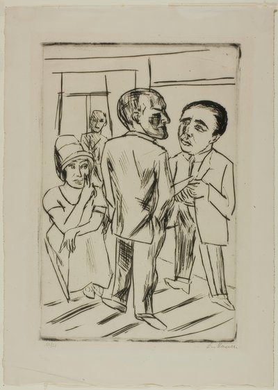 På hotellet (The Dollar) af Max Beckmann