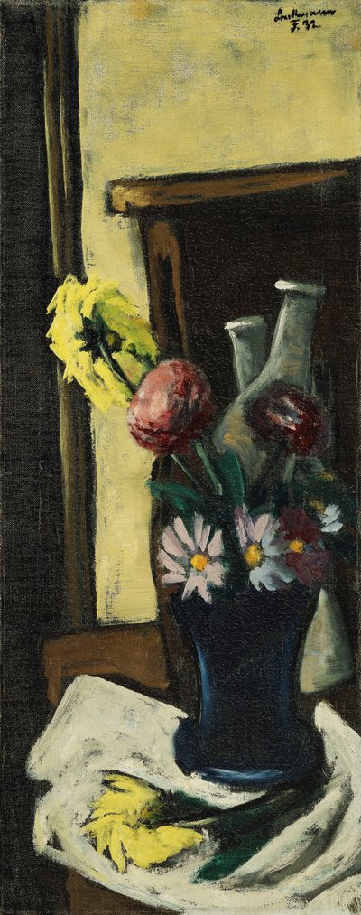 Efterårsblomster af Max Beckmann