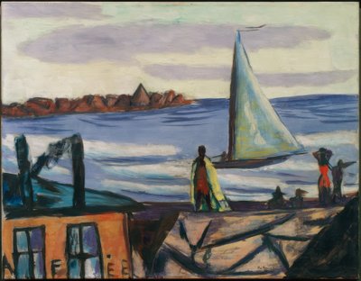 Dårlig udsigt på Bandol af Max Beckmann