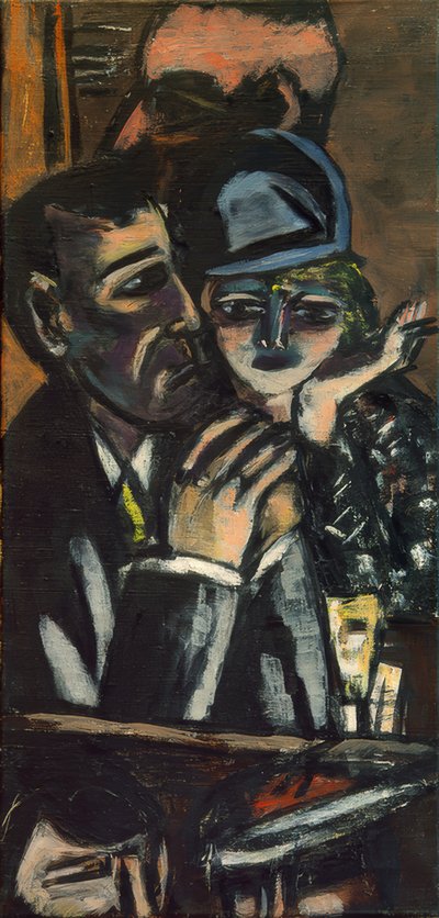 Bar, brun af Max Beckmann