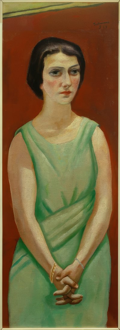 Portræt af Elsebt Götz af Max Beckmann