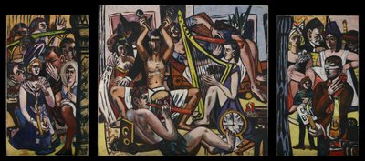 Blind mands bluff af Max Beckmann