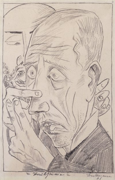 Døvstum; Taubstumme af Max Beckmann