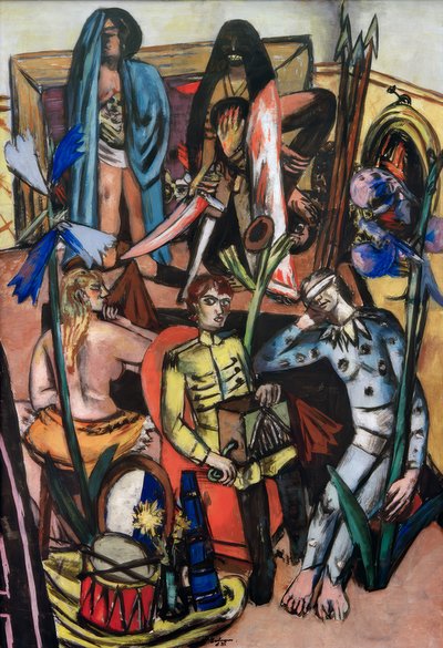 The Leiermann (Das Lebenslied) af Max Beckmann