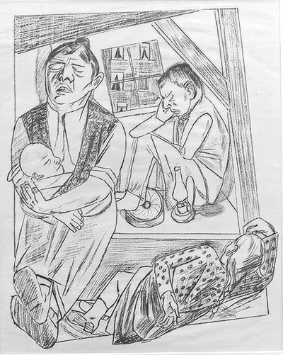 Natten af Max Beckmann