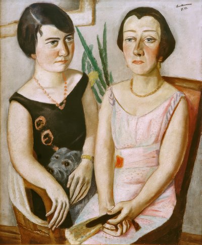 Dobbelt portræt af Max Beckmann