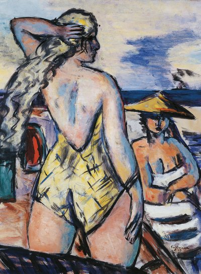 Piger ved havet af Max Beckmann