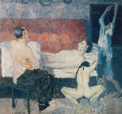 Fantastisk scene af smerte af Max Beckmann