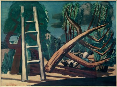 Stort tordenvejrslandskab af Max Beckmann