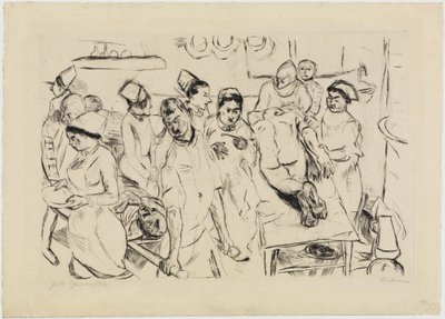 Stor operation af Max Beckmann