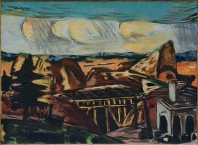 Stort stenbrud i Oberbayern af Max Beckmann