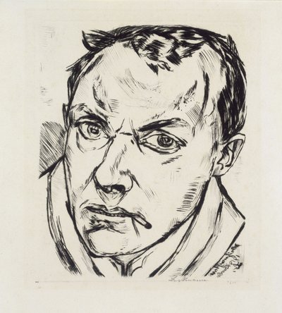 Stort selvportræt af Max Beckmann
