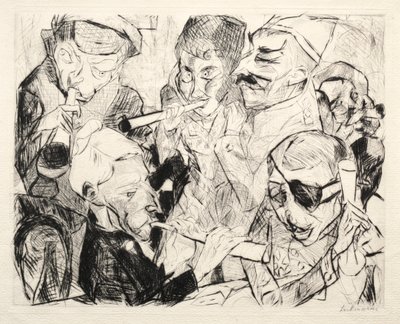 Godt nytår 1917 af Max Beckmann