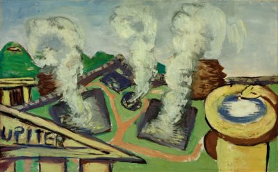 Varme kilder i Abano af Max Beckmann