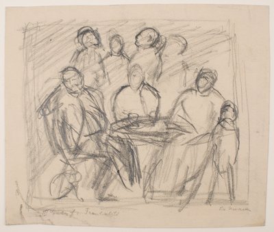 III [Tredje] Skitse til Familieportræt af Max Beckmann